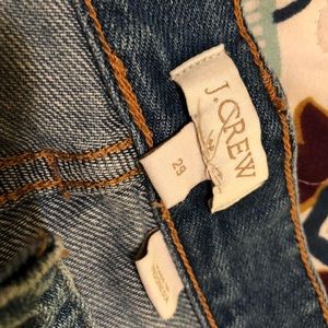 J. Crew denim blue jean shorts